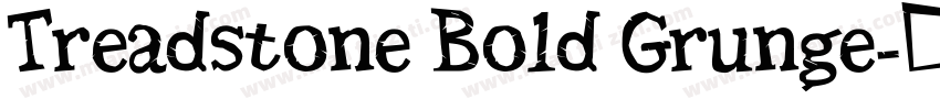 Treadstone Bold Grunge字体转换